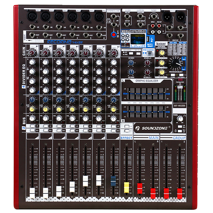 SST-802ZED調(diào)音臺