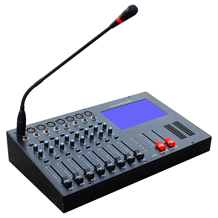 ZGR7808   8路7寸觸摸屏網(wǎng)絡(luò)調(diào)音臺