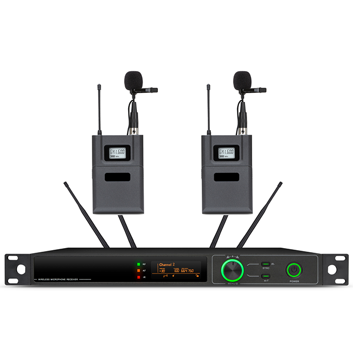 BK-8672  一拖二無線頭戴（領(lǐng)夾）