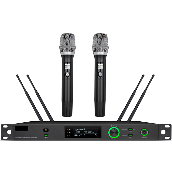 BK-8662  無線視像一拖二手持