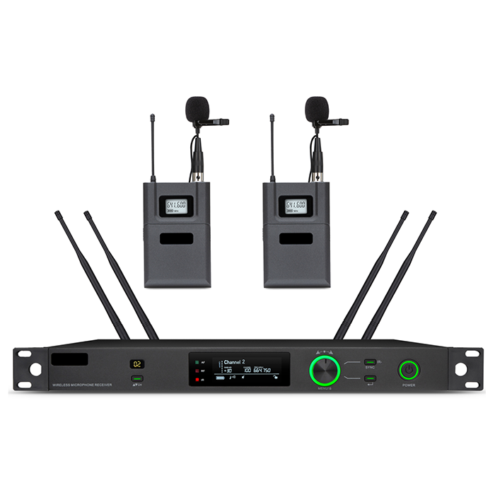 BK-8662  無線視像一拖二頭戴/領(lǐng)夾