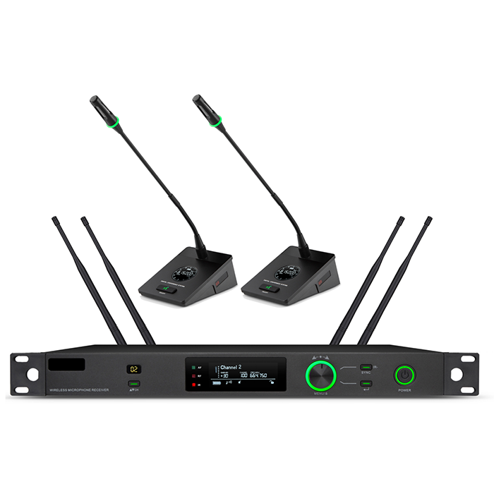 BK-8662  無線視像一拖二會議（鵝頸）