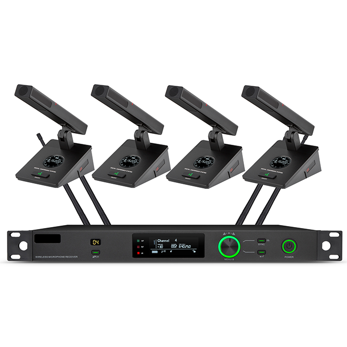 BK-8664  無線視像一拖四會議（方管）