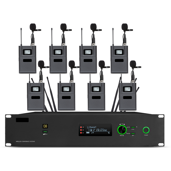 BK-8668  無線視像一拖八頭戴/領(lǐng)夾