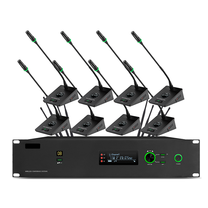 BK-8668  無線視像一拖八會議（鵝頸）