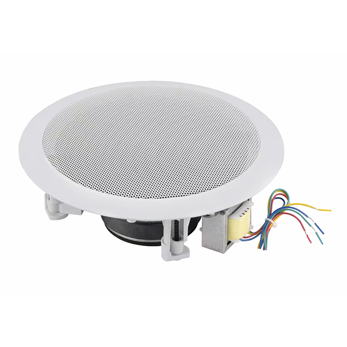 ZY810-4T  8寸10W/20W/40W四線制高保真定壓同軸吸頂音箱、不帶后罩