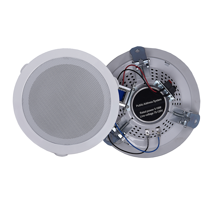 ZY605T  6寸5W無后罩吸頂（全鐵）揚(yáng)聲器