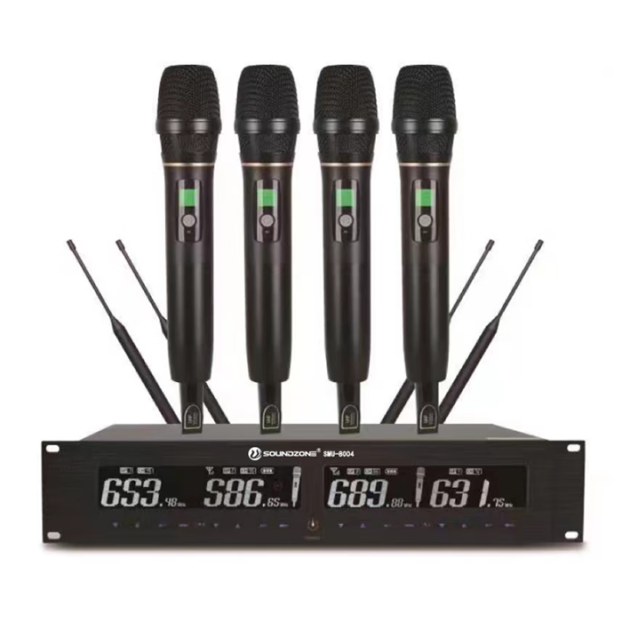 SMU-8004  一托四真分集無線話筒