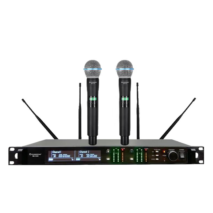 SMU-K228  一拖二真分集無線話筒