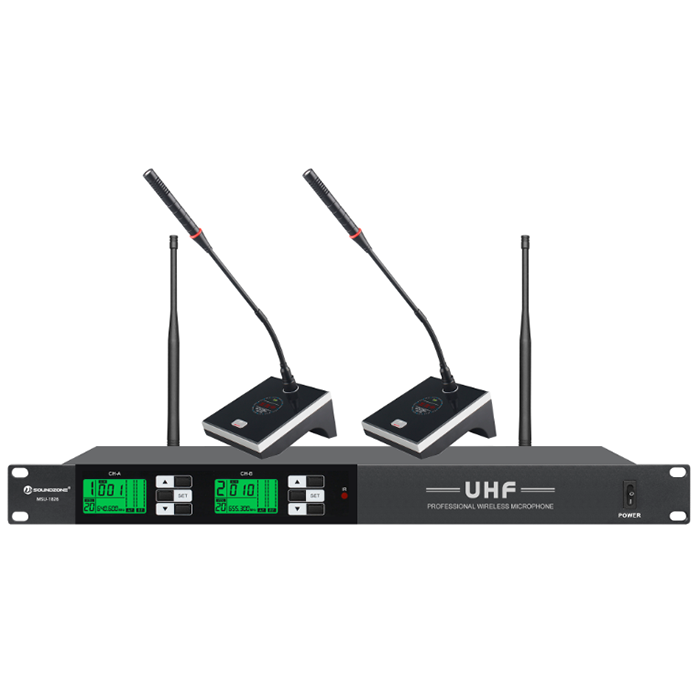 MSU-1826  無(wú)線一拖二鵝頸會(huì)議話筒