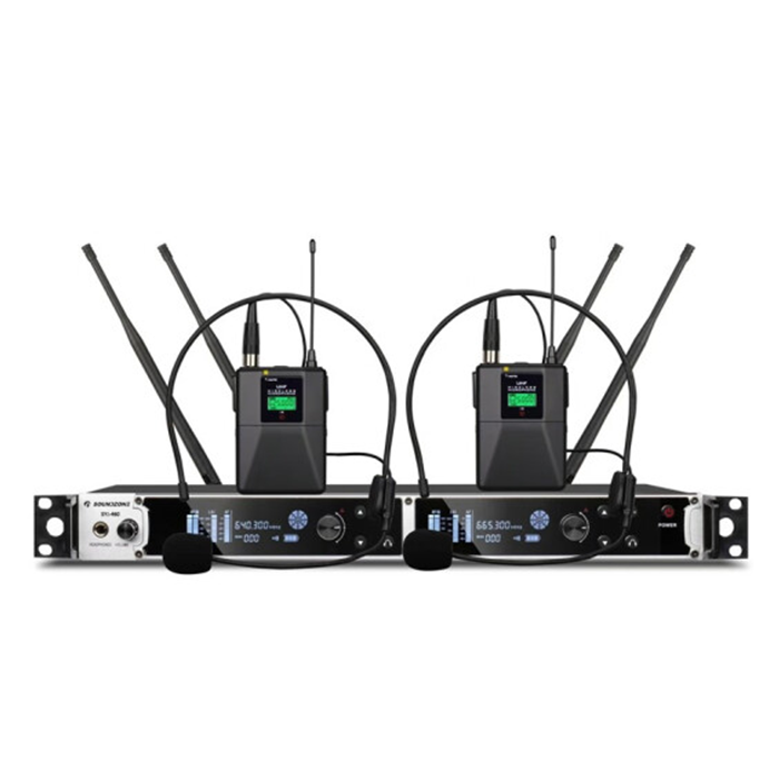 SYJ-460  一拖二無(wú)線頭戴話筒