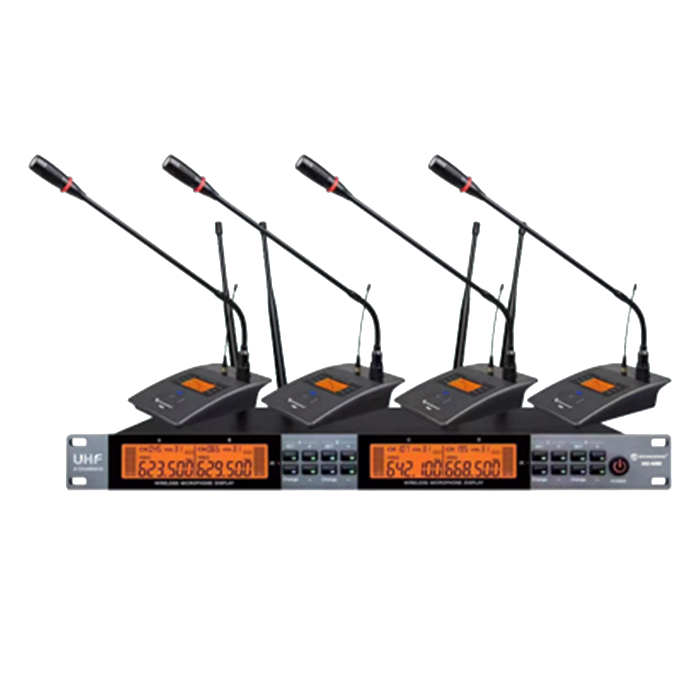 JAU-4493  無(wú)線一拖四鵝頸話筒