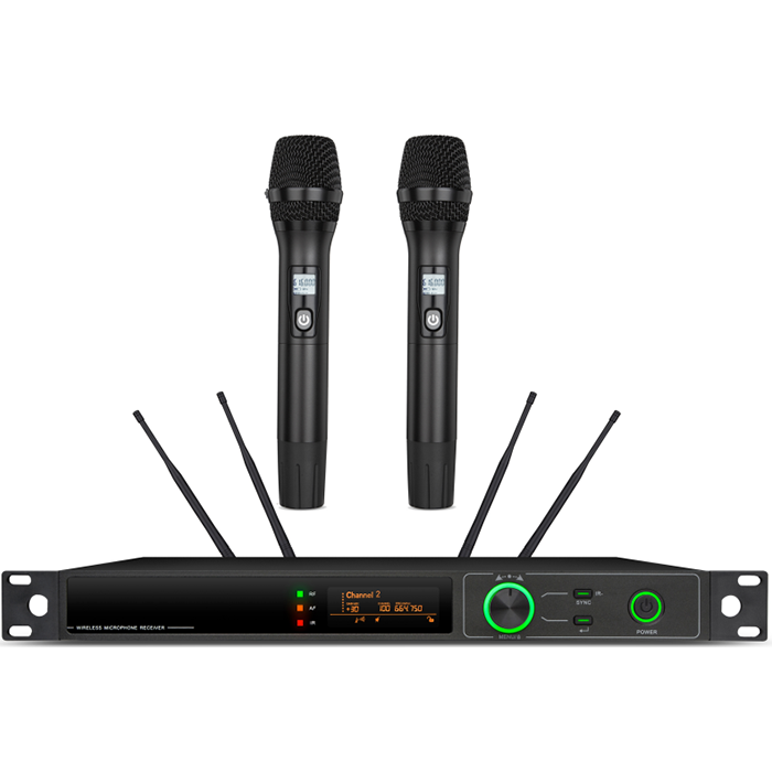 XLM-8672  遠距離無線真分集一拖二手持麥克風